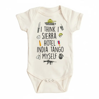 Military Poop Newborn Baby Onesie® Bodysuit GS1
