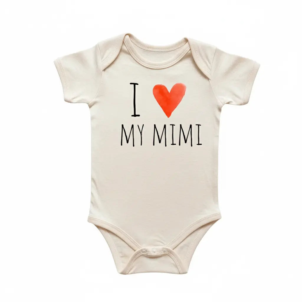 Mimi Grandparents Newborn Baby Onesie® Bodysuit GS1
