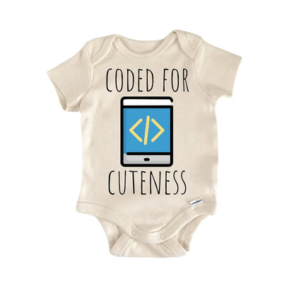Mobile Coding App Coder Newborn Baby Onesie® Bodysuit