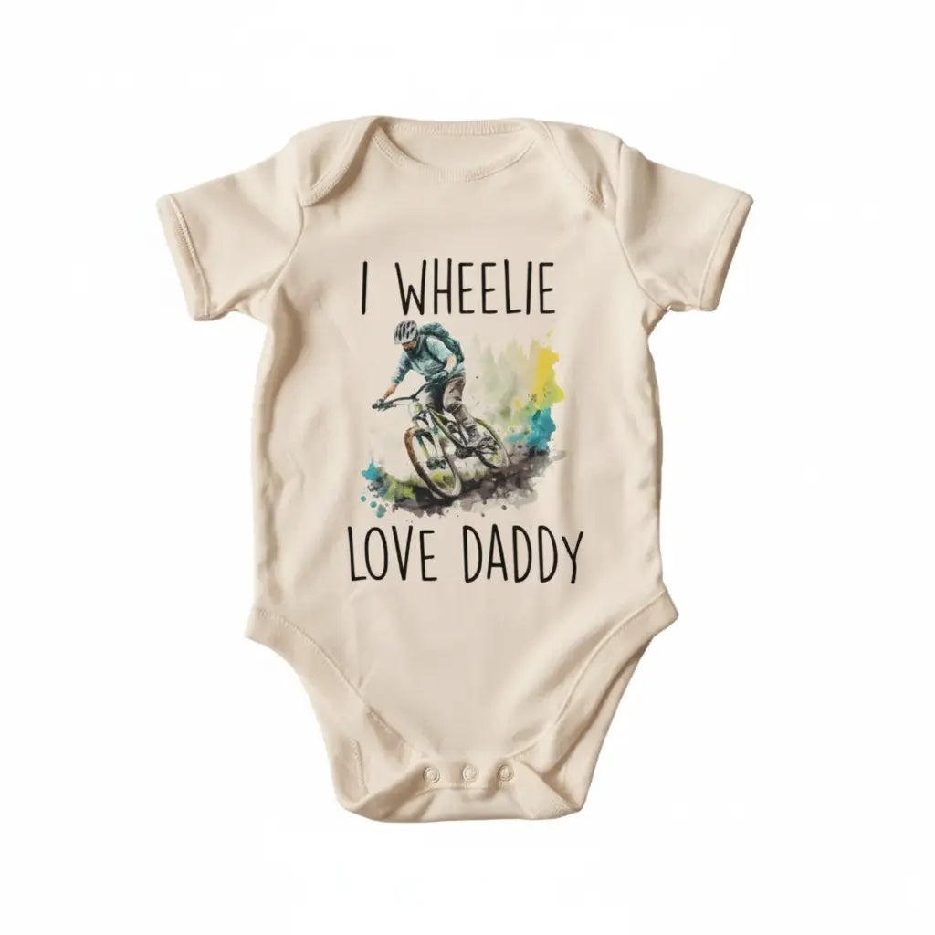 Mountain Bike Newborn Gift Baby Onesie® Bodysuit