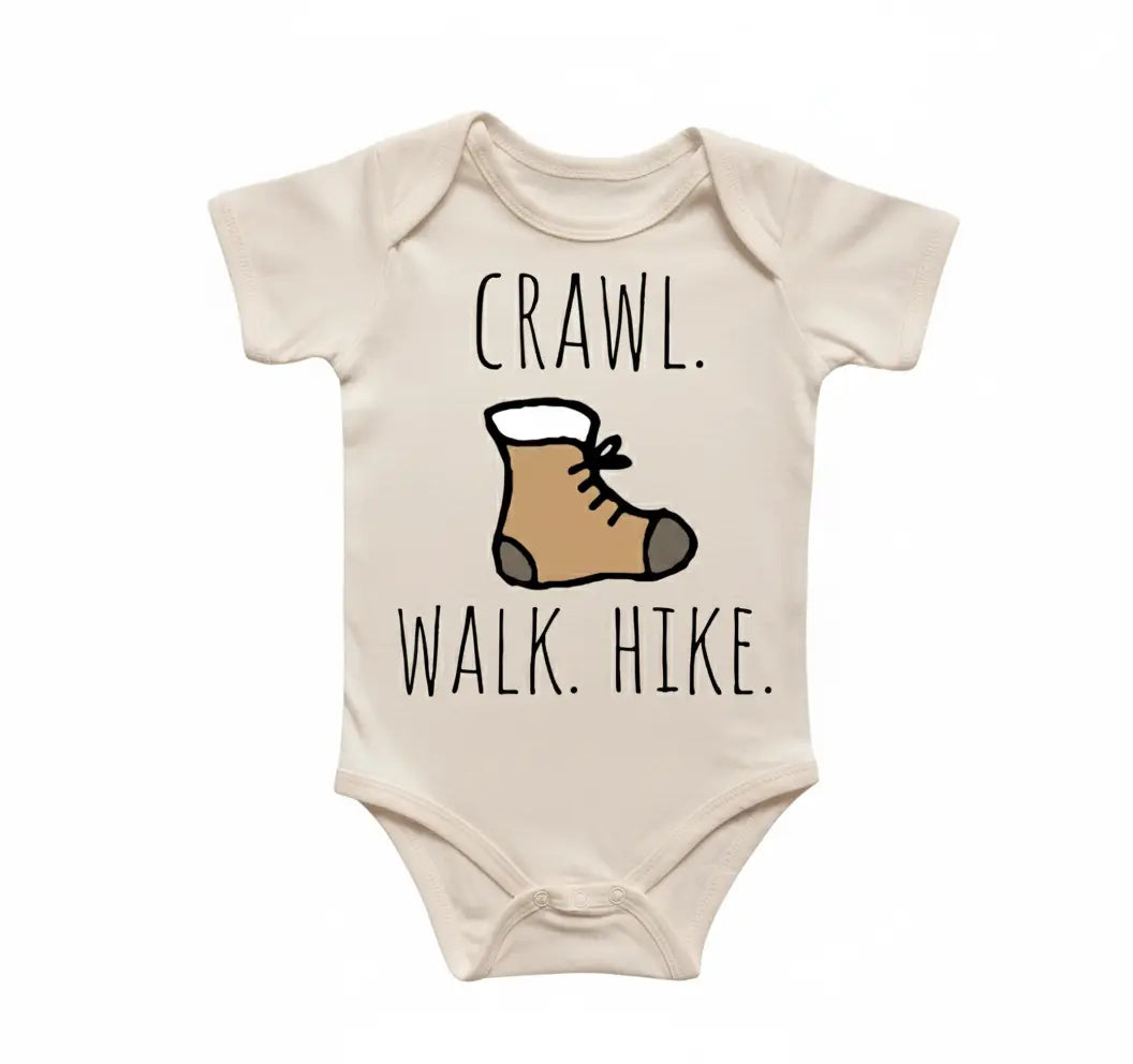 Mountain Hiking Newborn Gift Baby Onesie® Bodysuit
