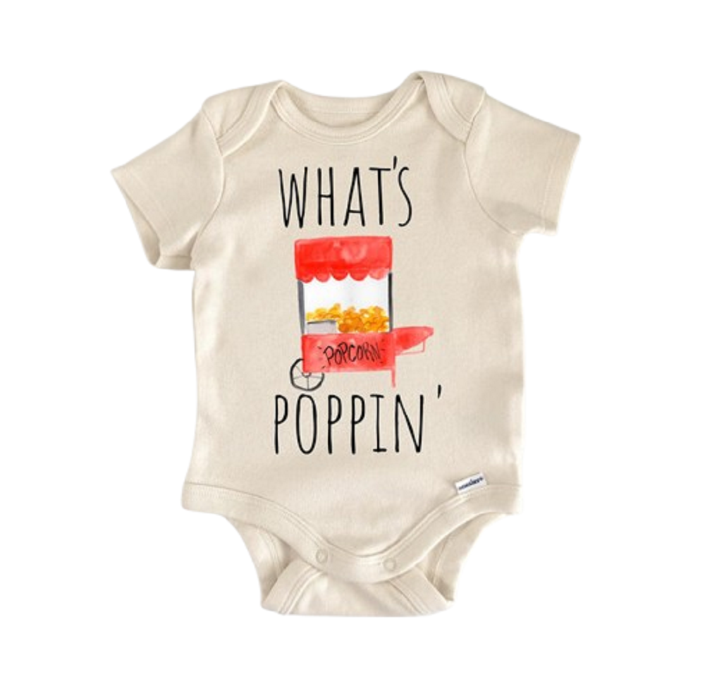 Movie Popcorn Night Tv Newborn Baby Onesie® Bodysuit