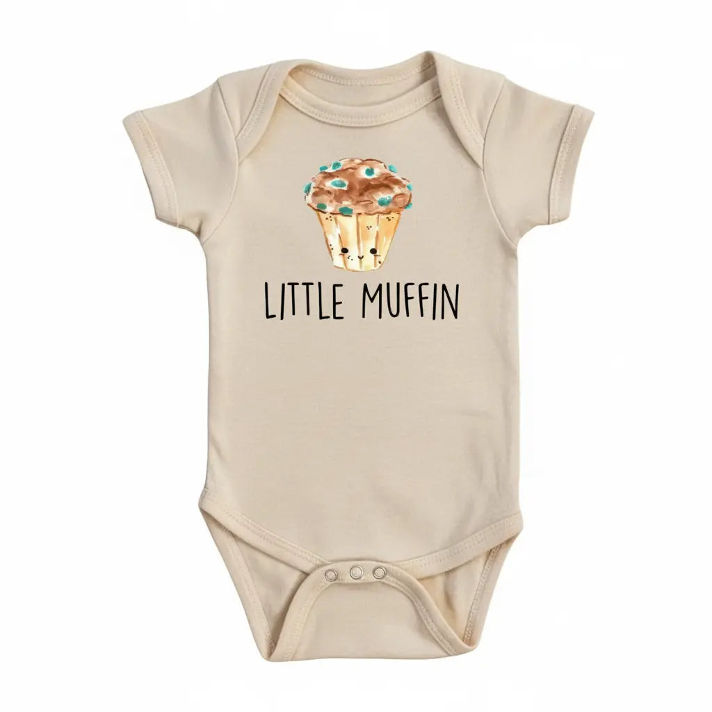 Muffin Blue Newborn Baby Onesie® Bodysuit GS1