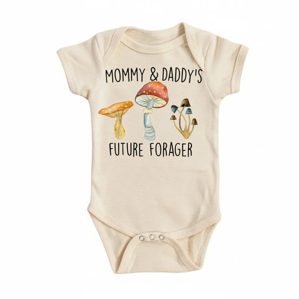 Mushroom Forager Newborn Baby Onesie® Bodysuit GS1
