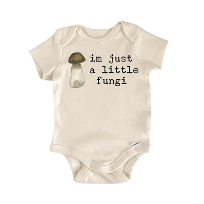 Mushroom Fungi Vegan Newborn Baby Onesie® Bodysuit
