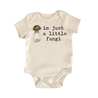 Mushroom Fungi Vegan Newborn Baby Onesie® Bodysuit