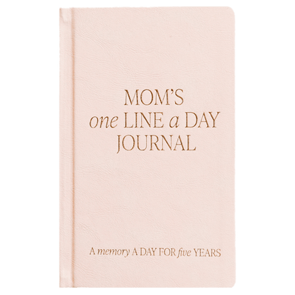 Mom's One Line A Day Leather Journal