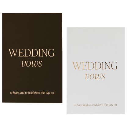 Wedding Vows Journal