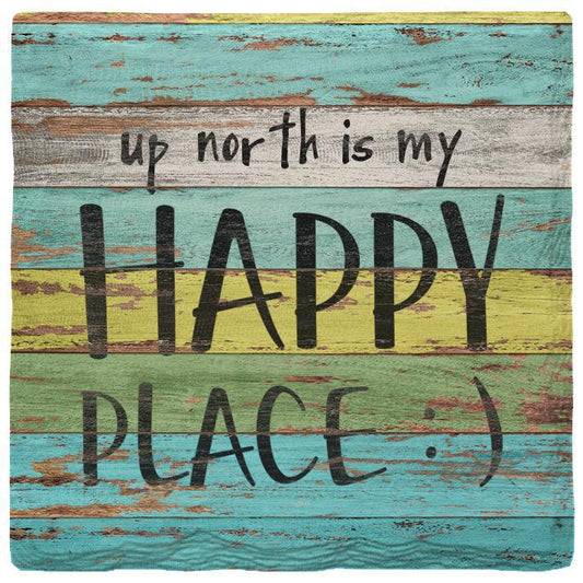 Up North is My Happy Place Coaster Set