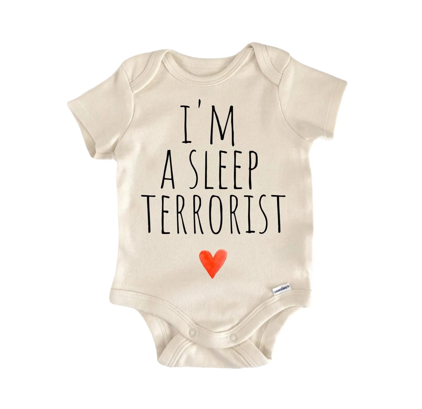 No Sleep Newborn Baby Onesie® Bodysuit