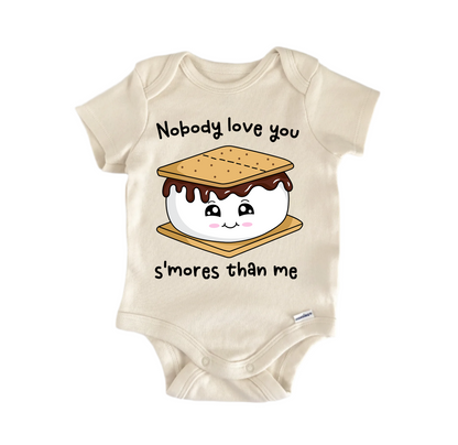 Nobody S'Mores Best Newborn Baby Onesie® Bodysuit