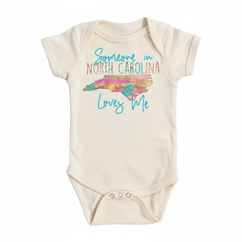 North Carolina Newborn Baby Onesie® Bodysuit