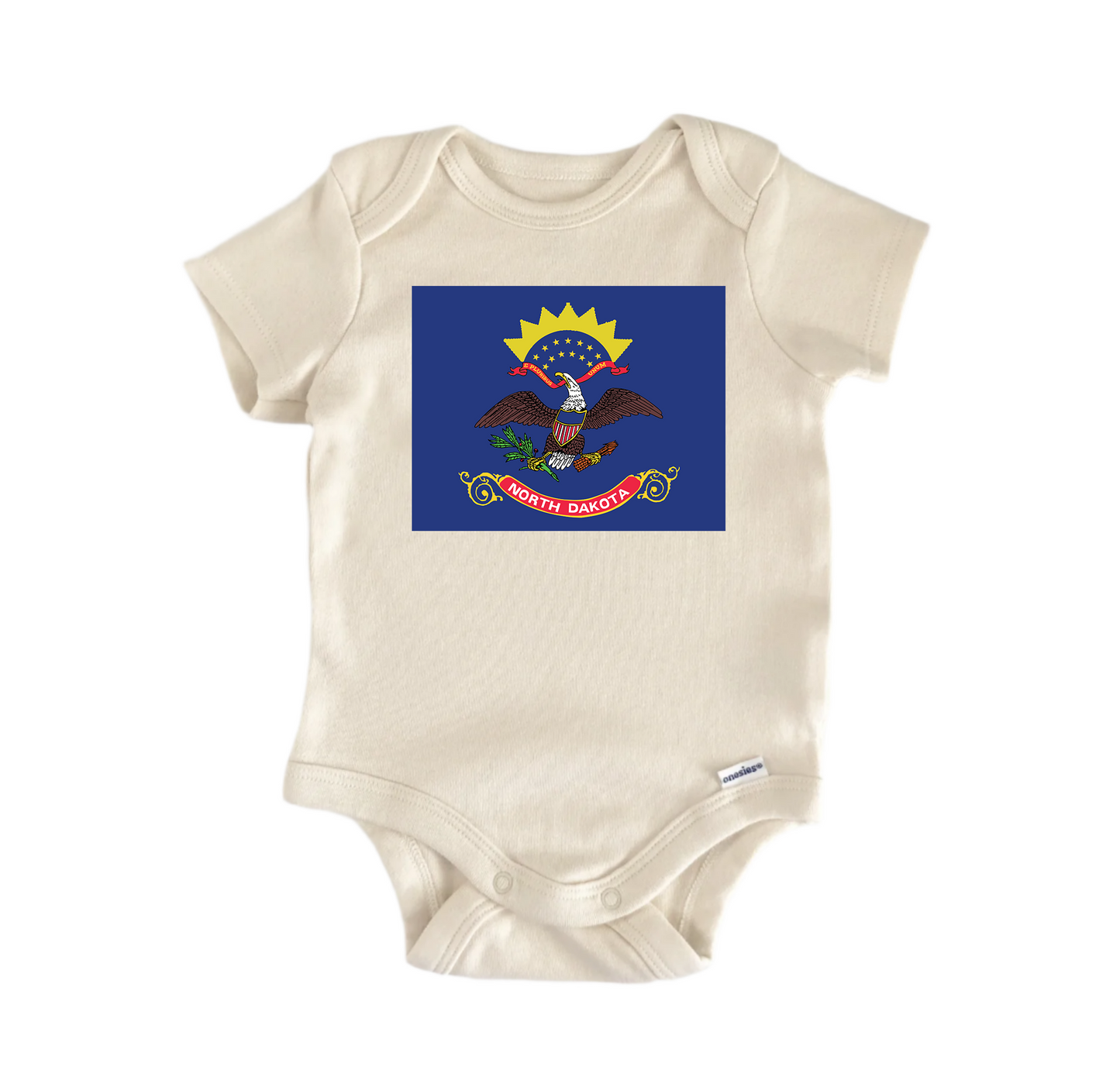 North Dakota Newborn Baby Onesie® Bodysuit
