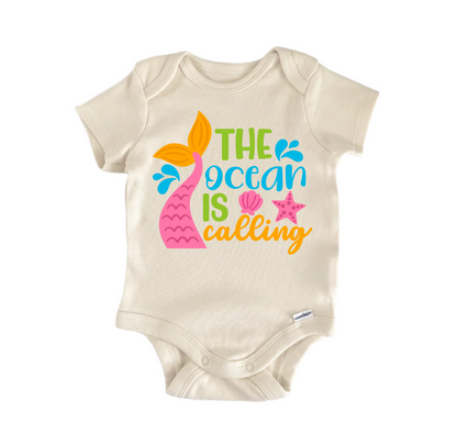 Ocean Calling Beach Newborn Baby Onesie® Bodysuit