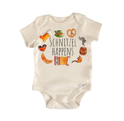 Oktoberfest German Fall Newborn Baby Onesie® Bodysuit