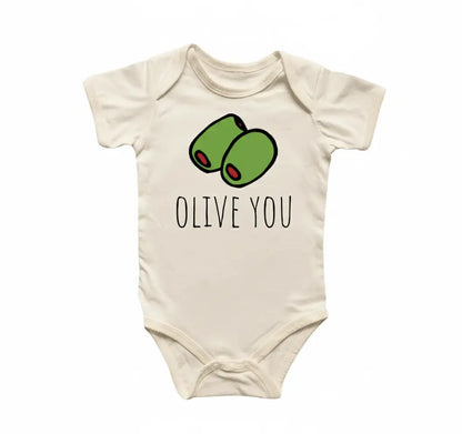 Olive Italian Newborn Gift Baby Onesie® Bodysuit