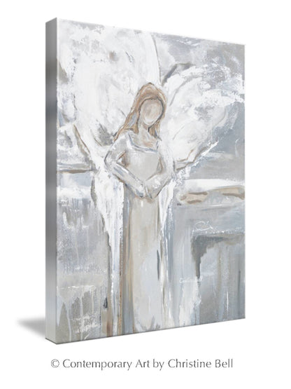 "Protected in My Love" GICLEE PRINT ANGEL PAINTING