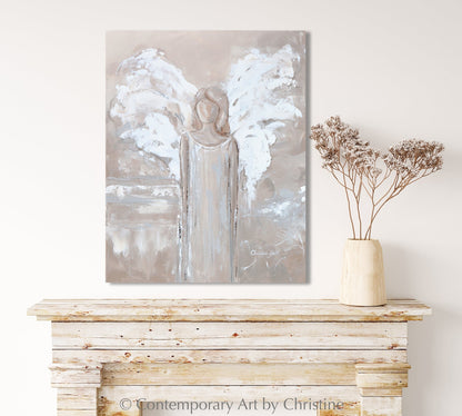 "Let Me Guide You" GICLEE PRINT ANGEL PAINTING