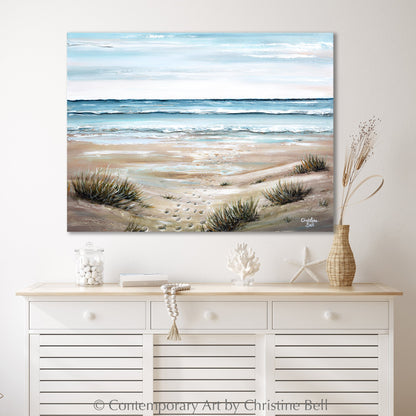 "Come Wander Down the Beach Path" Giclee Print