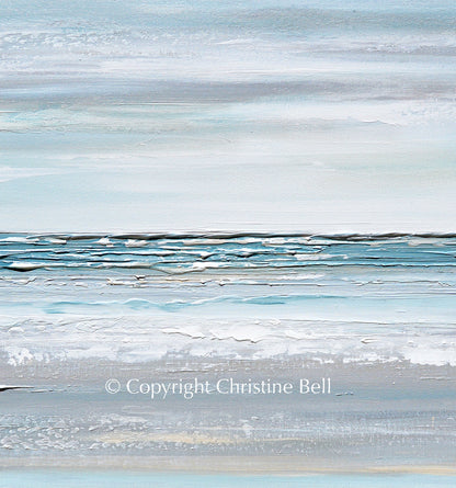"A Breath of Fresh Air" Giclée Print Coastal Abstract Painting