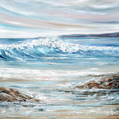 "Laguna Cove" GICLEE PRINT Coastal Ocean Waves Painting