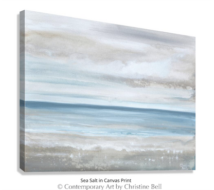 "Sea Salt" GICLÉE PRINT, Coastal Abstract Seascape Painting