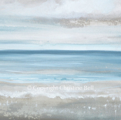 "Sea Salt" GICLÉE PRINT, Coastal Abstract Seascape Painting