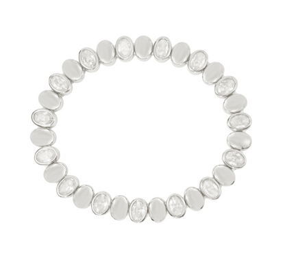 Stretchy Oval CZ Bracelet