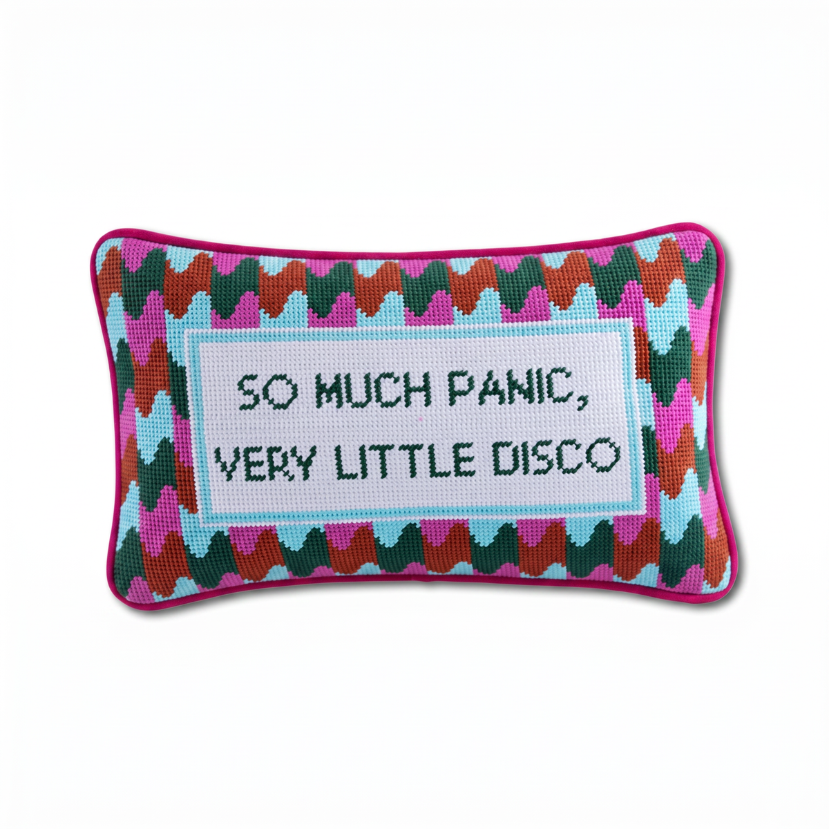 Panic at the Disco Needlepoint Pillow