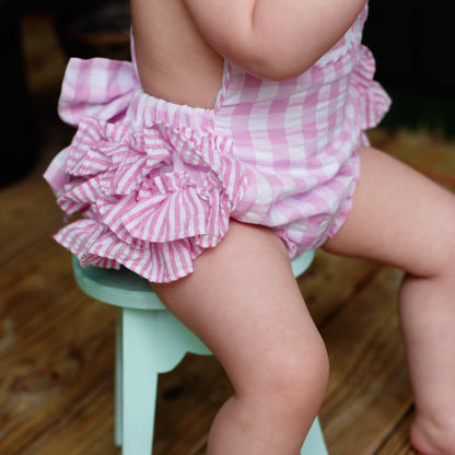 Pastel Pink First Birthday Bubble