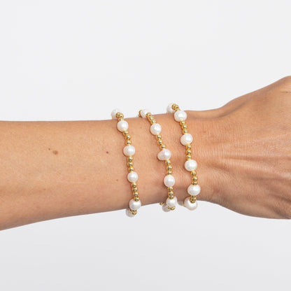 Ariel Pearl Beaded Bracelet