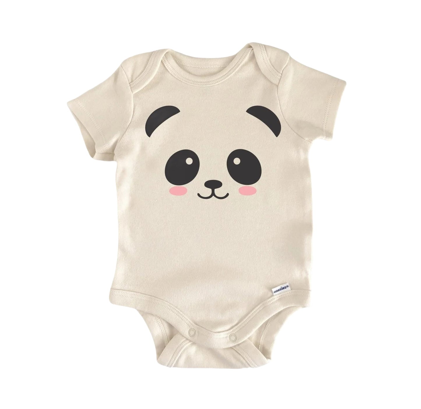 Panda Face Newborn Baby Onesie® Bodysuit