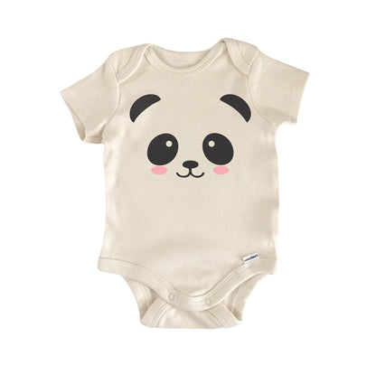 Panda Face Newborn Baby Onesie® Bodysuit