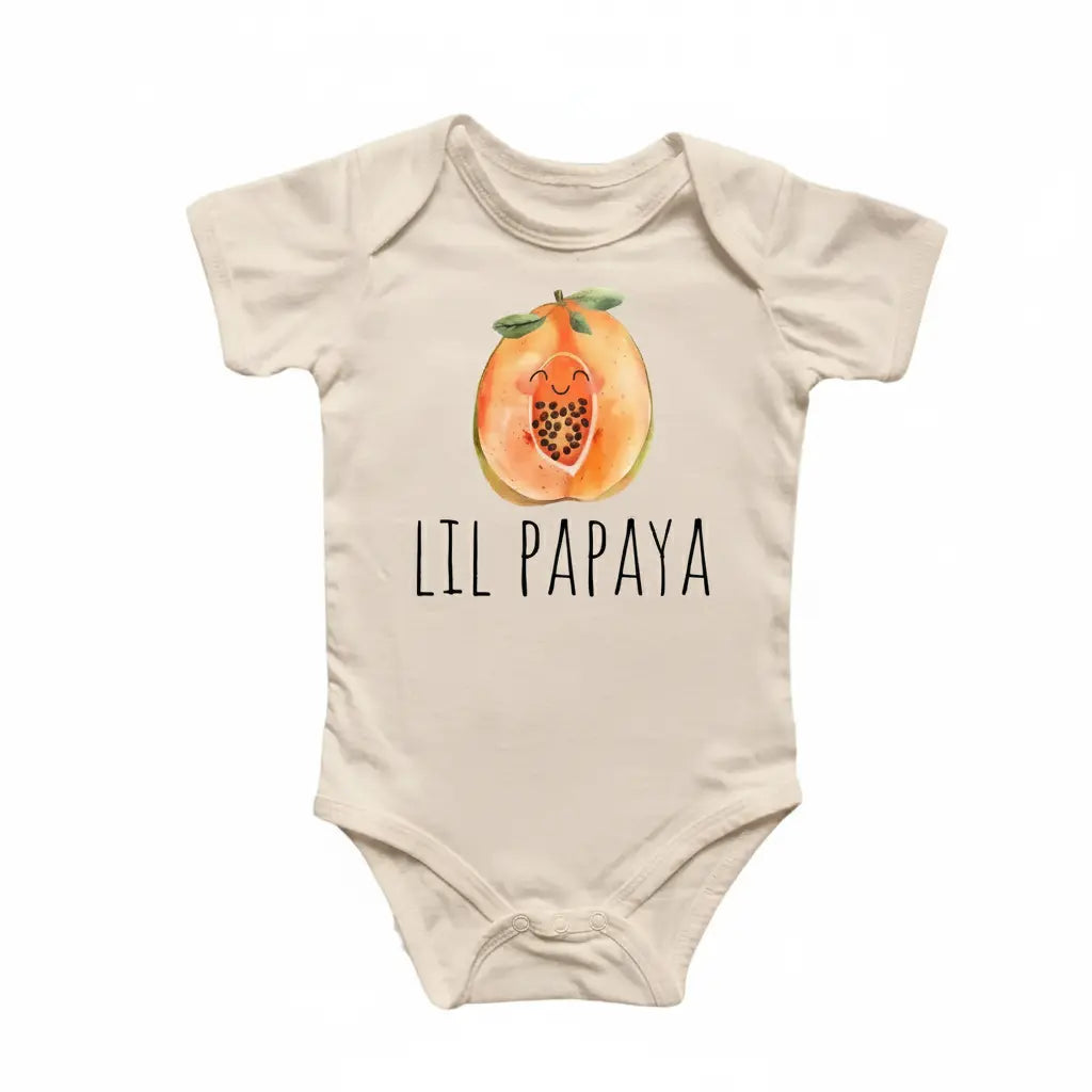 Papaya Fruit Newborn Baby Onesie® Bodysuit
