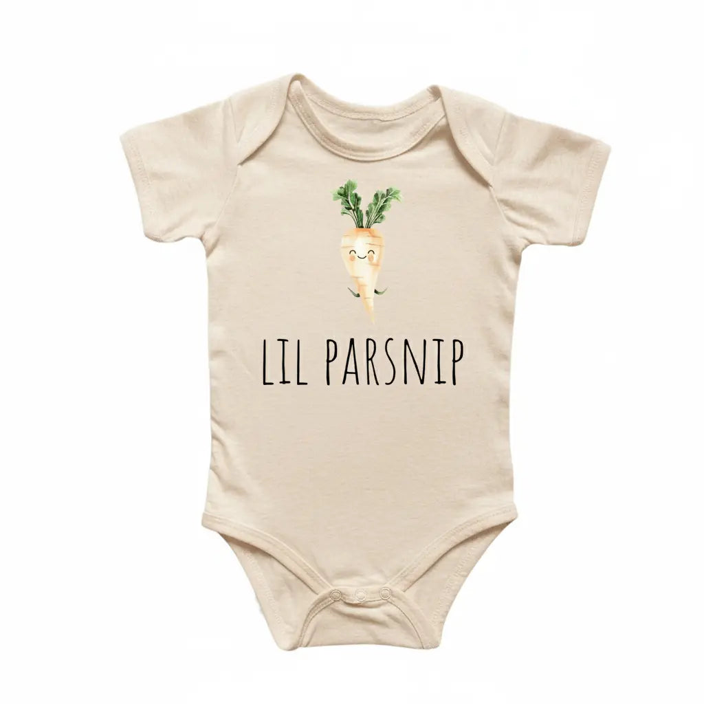Parsnip Vegan Newborn Baby Onesie® Bodysuit