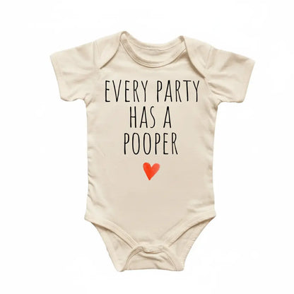 Party Pooper Poop Newborn Baby Onesie® Bodysuit