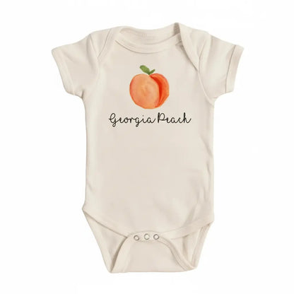 Peach Georgia Newborn Baby Onesie® Bodysuit GS1