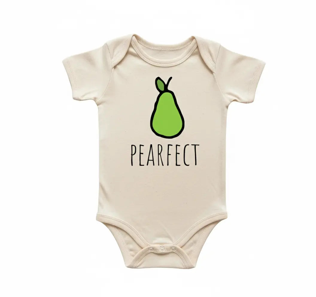 Pear Fruit Newborn Baby Onesie® Bodysuit