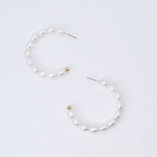 Pearl Chic Hoop