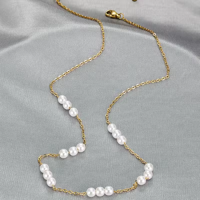 Pearl Cluster Necklace ~ Deep South Originals