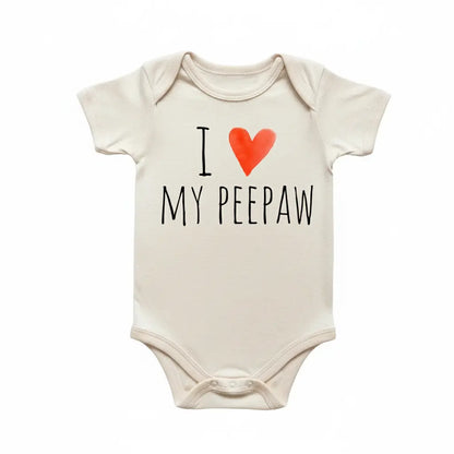 Peepaw Grandpa Newborn Baby Onesie® Bodysuit GS1