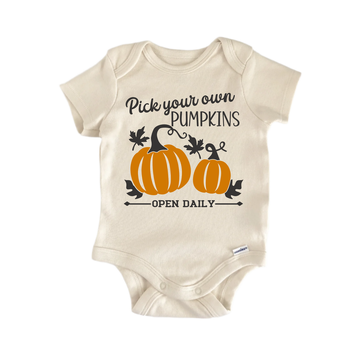 Pick Your Own Pumpkins Newborn Baby Onesie® Bodysuit