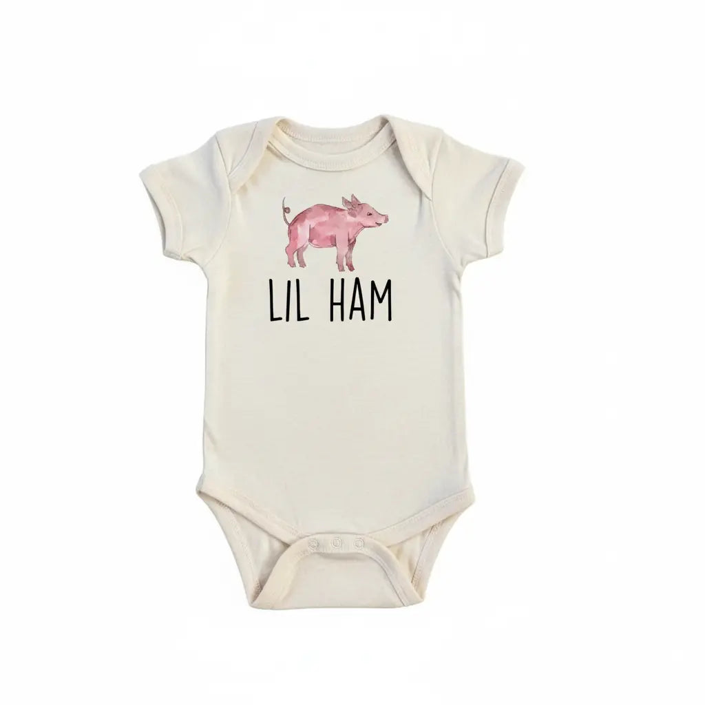 Pig Ham Farm Newborn Baby Onesie® Bodysuit