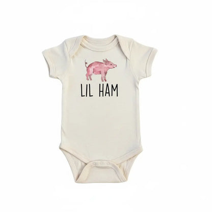 Pig Ham Farm Newborn Baby Onesie® Bodysuit