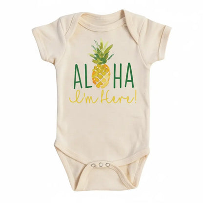 Pineapple Aloha Newborn Baby Onesie® Bodysuit GS1