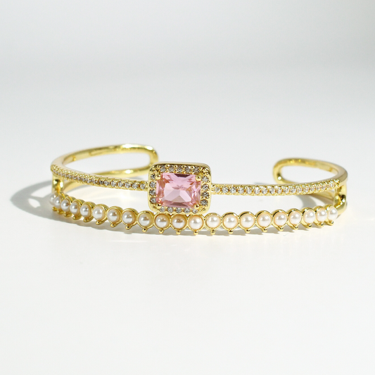 Pink Pearl Mirage Cuff