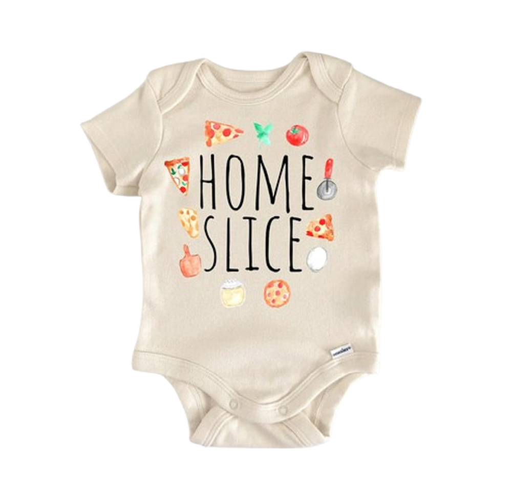 Pizza Foodie Food Newborn Baby Onesie® Bodysuit