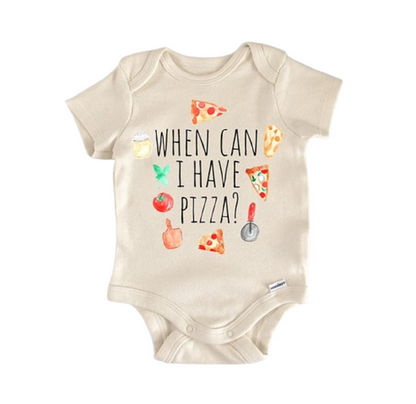 Pizza Foodie Slice Newborn Baby Onesie® Bodysuit