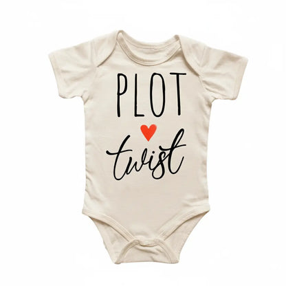 Plot Twist Surprise Book Newborn Baby Onesie® Bodysuit