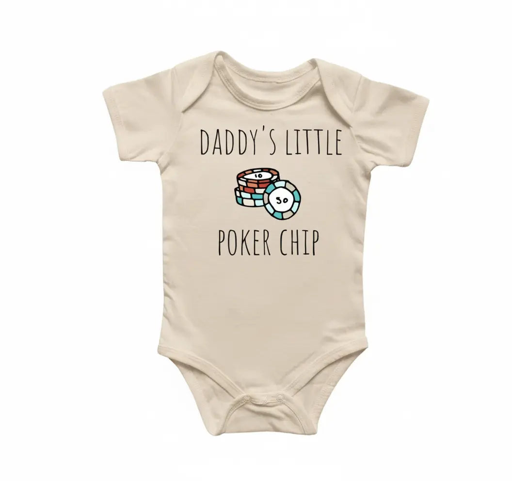 Poker Chips Vegas Newborn Gift Baby Onesie® Bodysuit